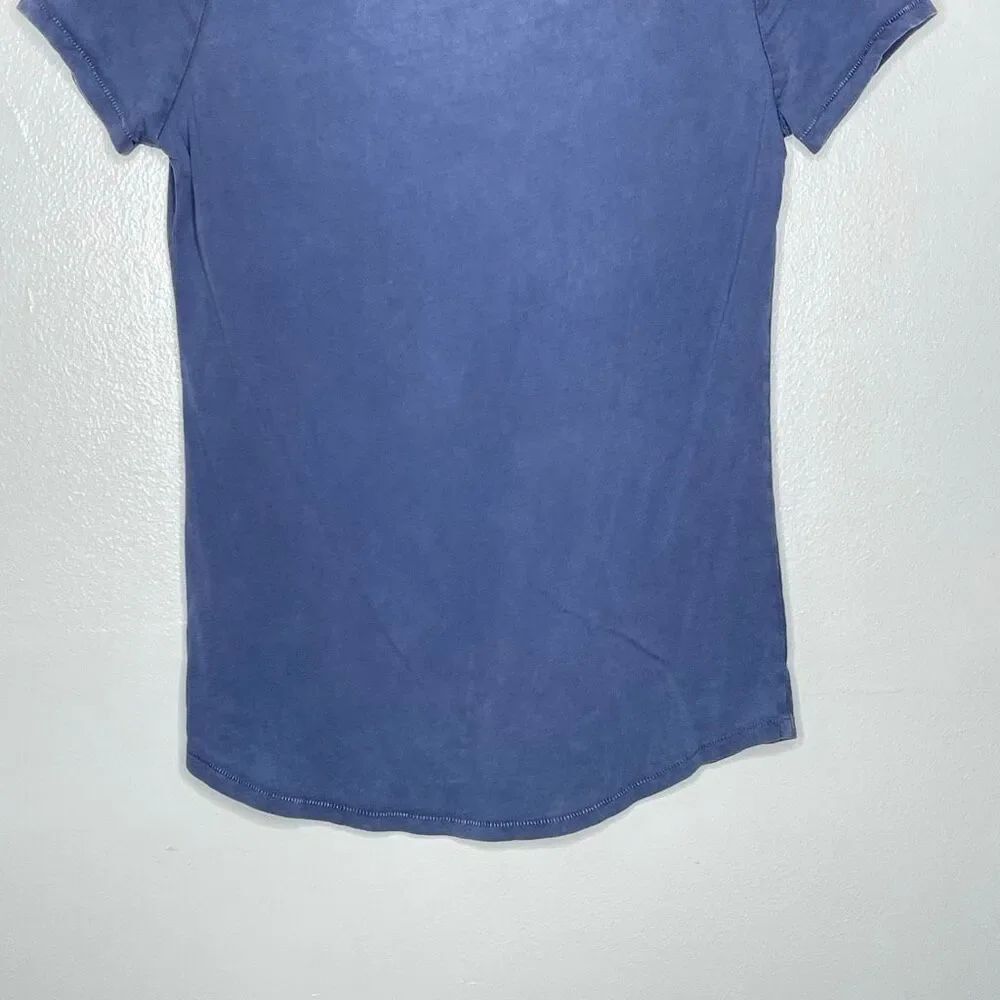 Gap GAP Blue Vintage Wash V-neck Tee Short Sleeve Shirt Top Women’s Size XS - Picture 6 of 8
